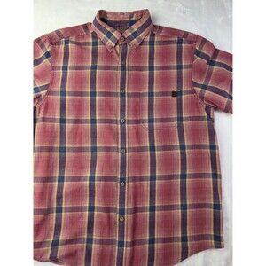 SOLARIS Men's Large Flannel Long Sleeve Button Up‎ Shirt